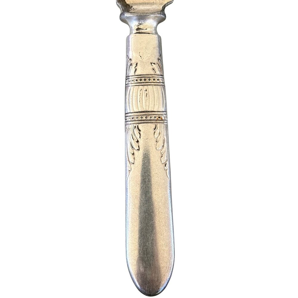 1847 Rogers 1910 Queen Ann/St. Moritz Silver Plate Blunt Knives 9.25" Lot of 5 - Picture 2 of 7
